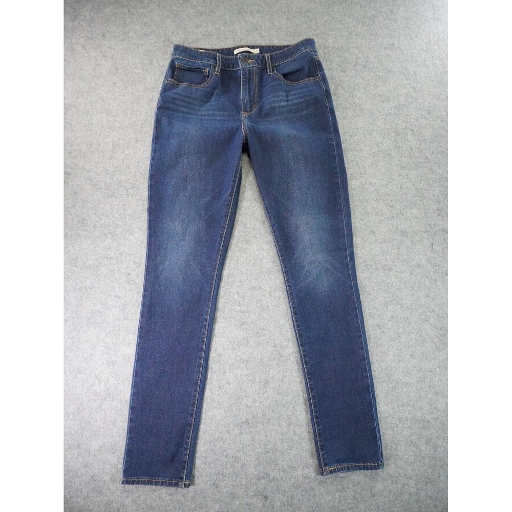 Levis Jeans Womens 30 Blue 721 High Rise Skinny Medium Wash Stretch Denim - Picture 1 of 11
